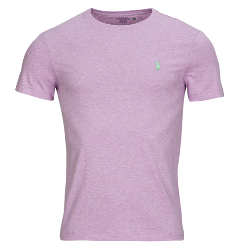 Polo Ralph Lauren - T-SHIRT AJUSTE EN COTON Lilas / Pastel / Púrpura / Heather