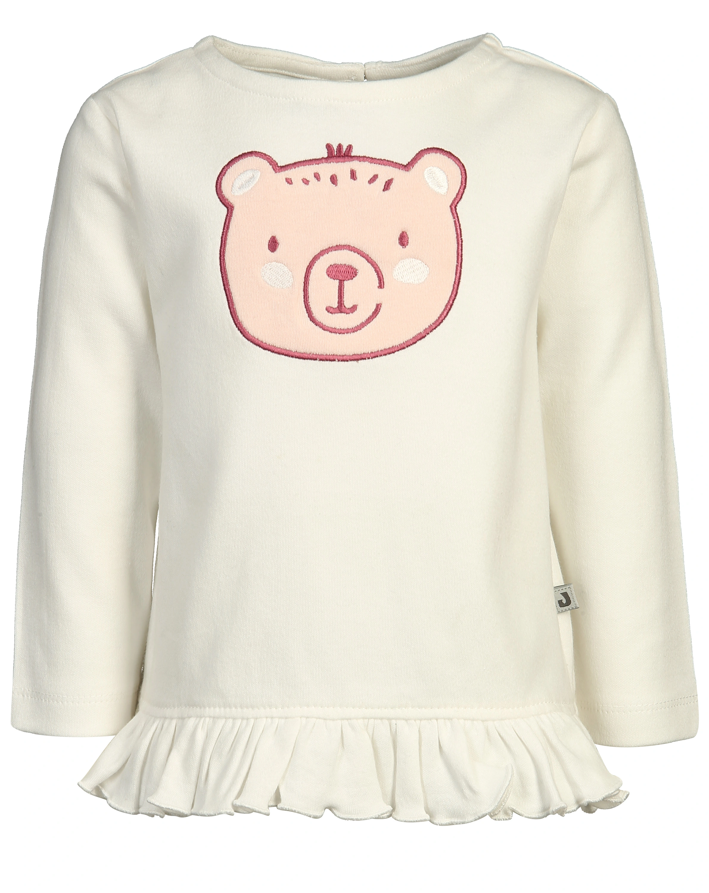 Langarmshirt LOVELY BEAR mit Hose in weiß
