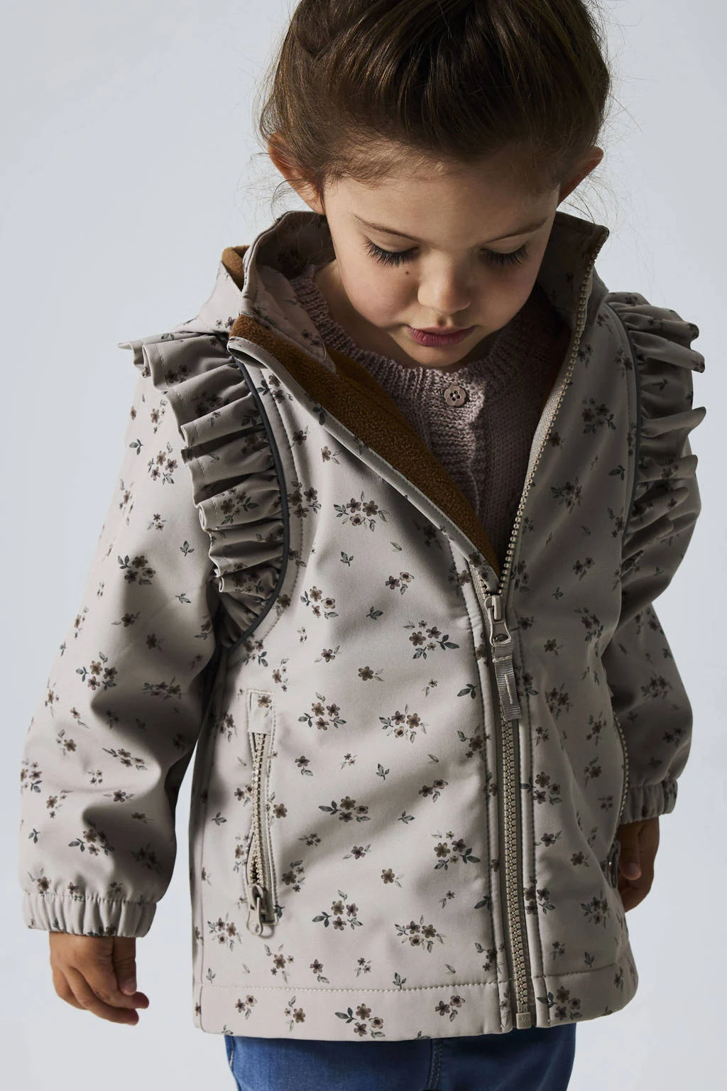 NAME IT MINI softshell jas beige