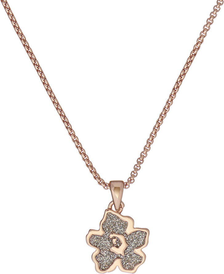 Ted Baker LILEA Magnolia Lillifora Small Enam Rose gold tone, silver glitter
