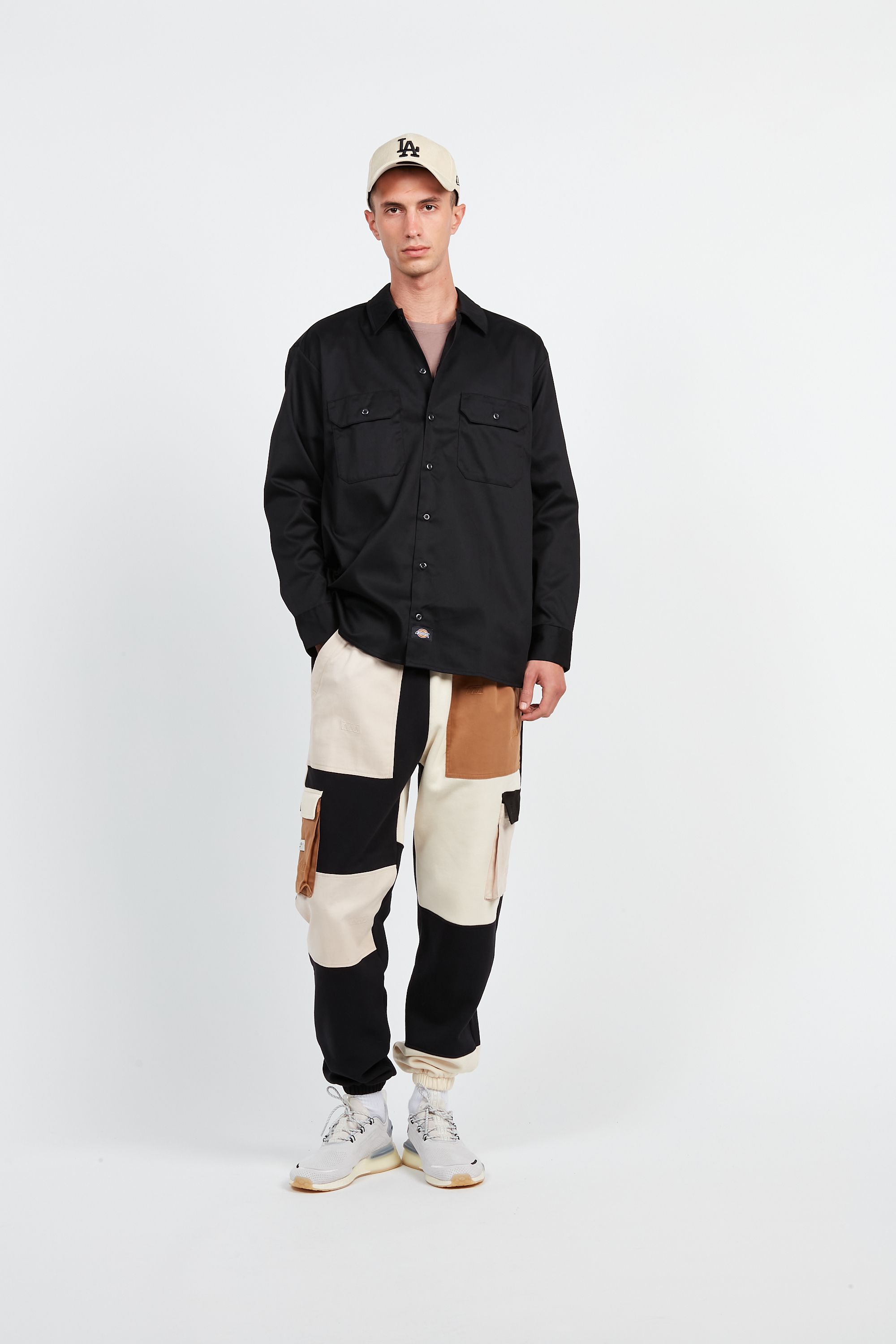 DICKIES Chemise WORK SHIRT LS REC Noir