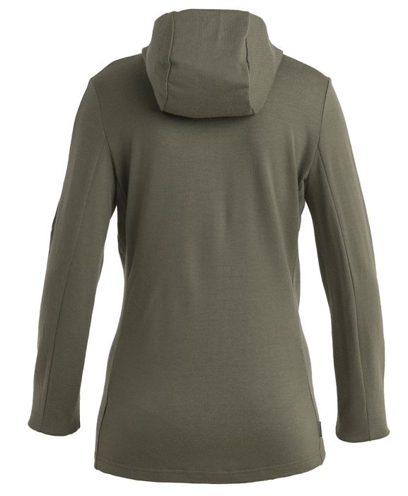 Quantum III LS Zip Hood Women uldtrøje