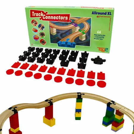 TOY2 Gleisverbinder Allround XL, 41 Teile