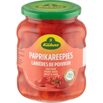 Kühne Paprikareepjes Zoetzuur 320 g