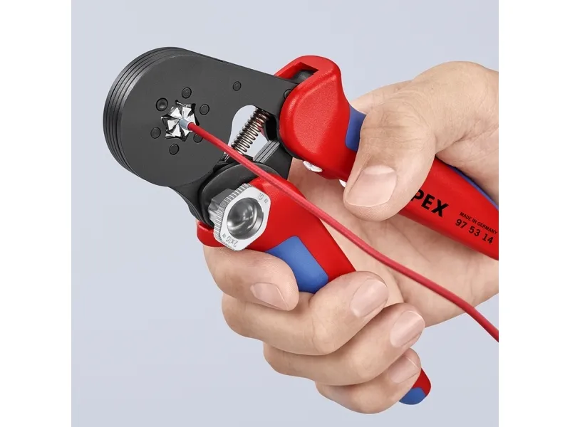 KNIPEX - Krimpudstyr - selvjusterende