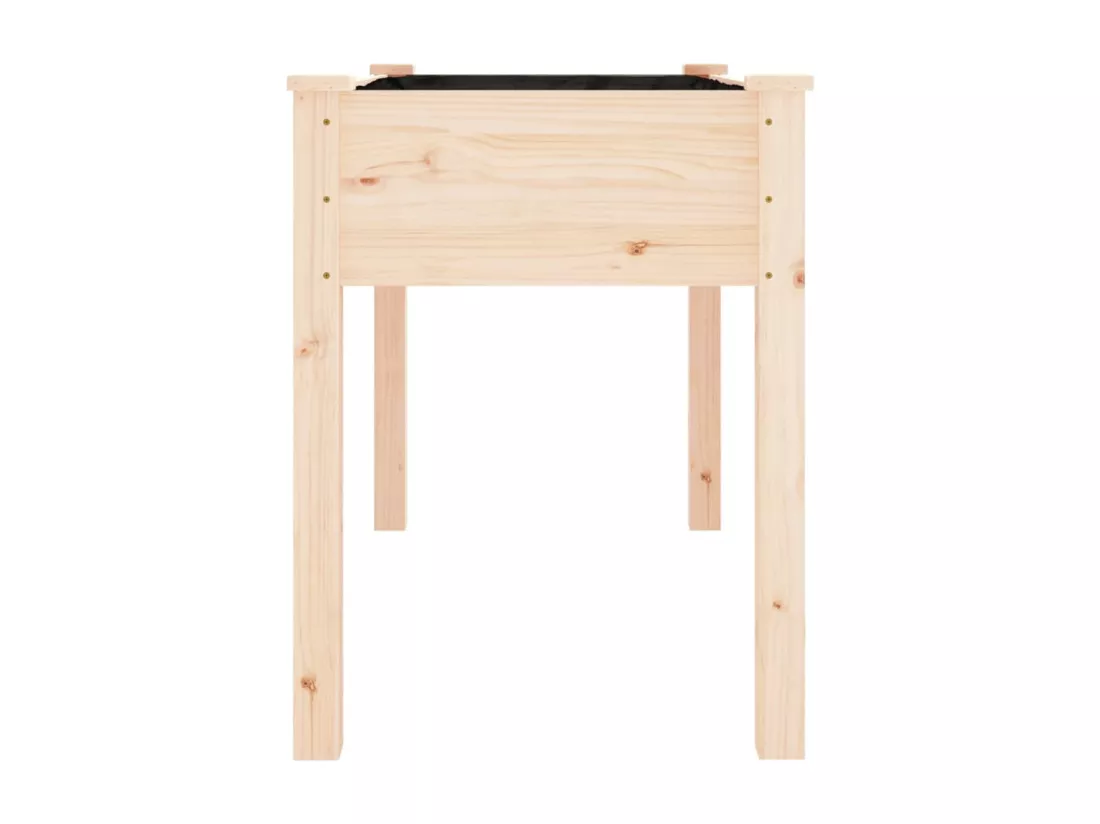 Jardinière bac lit surélevé bois marron 118 x 59 x 76 cm 02_0038120