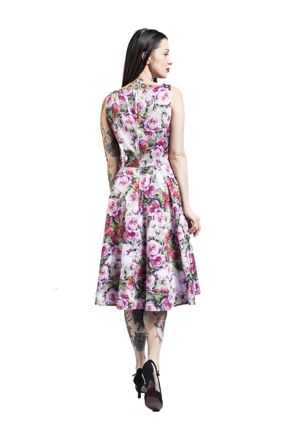 Lola Floral Swing Dress | H&R London Robe mi-longue