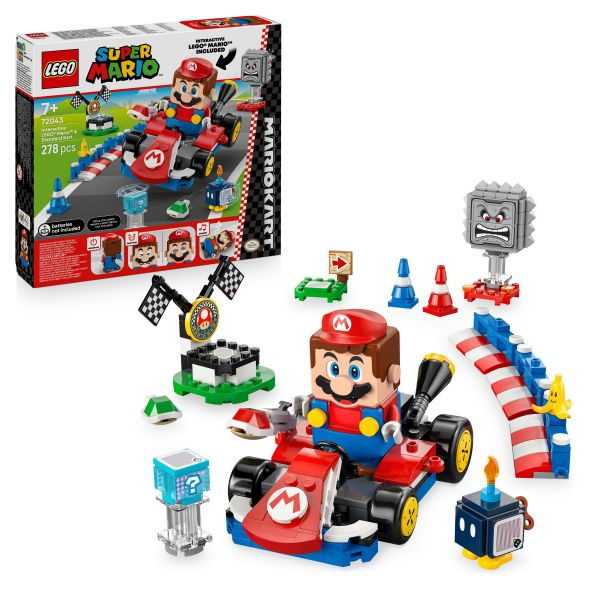 LEGO Super Mario Mario KartTM Interativo e Kart Padrão - 72043