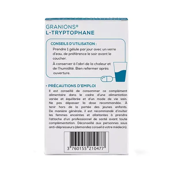 Granions L-Triptofano 220mg 60 cápsulas