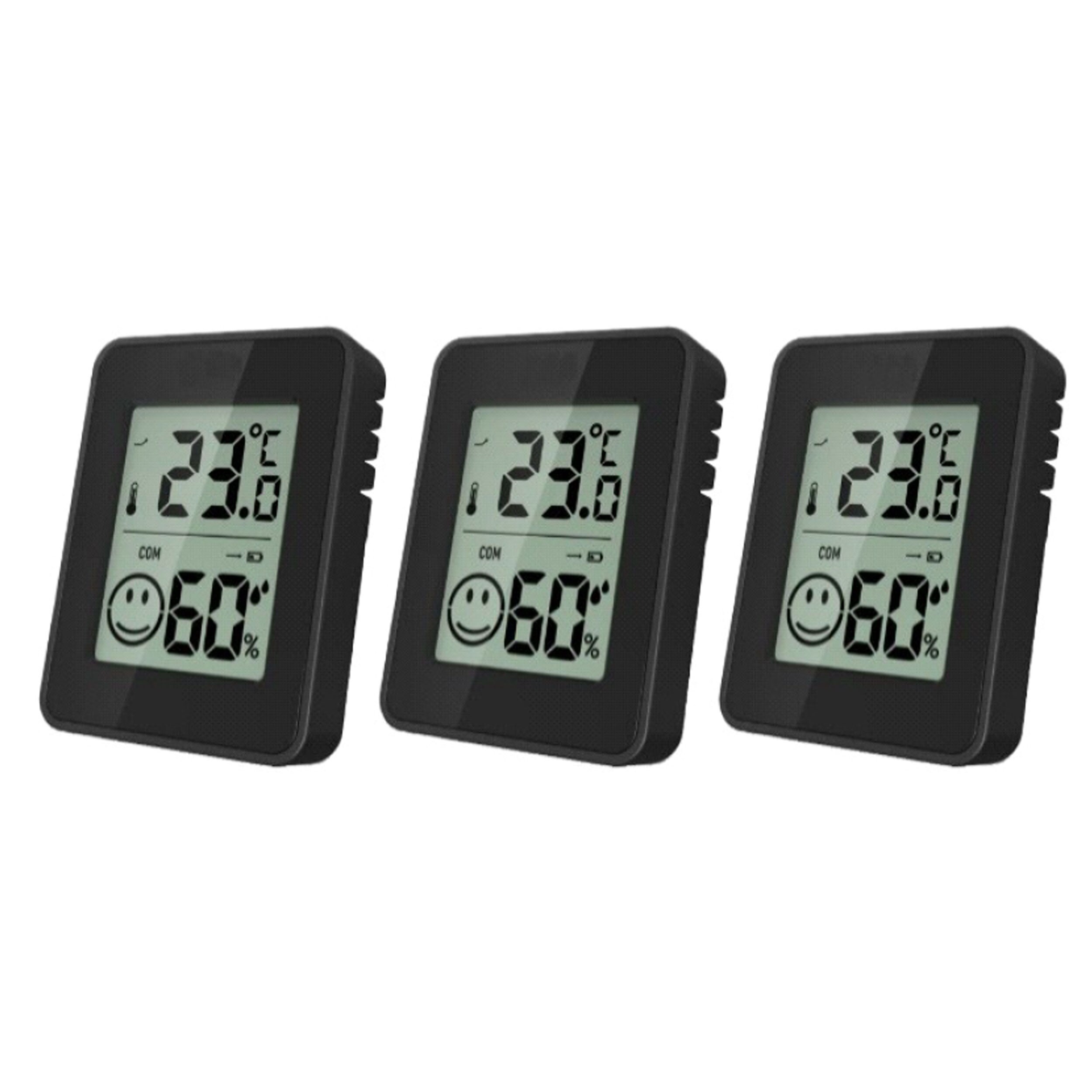 MiravalMiraval 3x Mini Hygrometer Schimmelwarner Temperatur Wetterstation