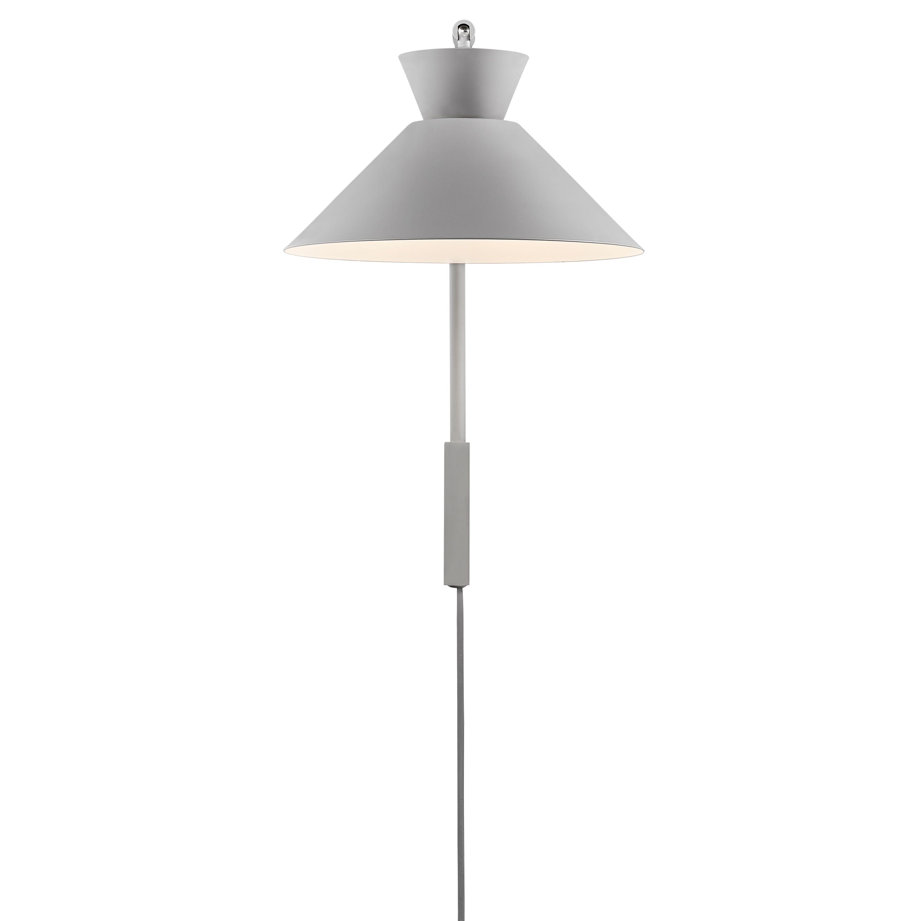 Nordlux DIAL Wand- / Deckenleuchte - Grau / H: 40.0 cm x D: 25.0 cm