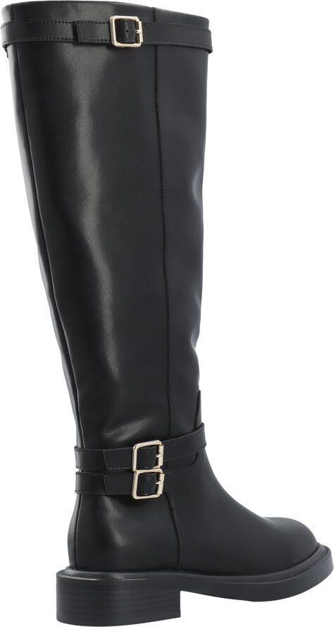 Bianco BIAPALOMA Knee High Boot Smooth Leather Black