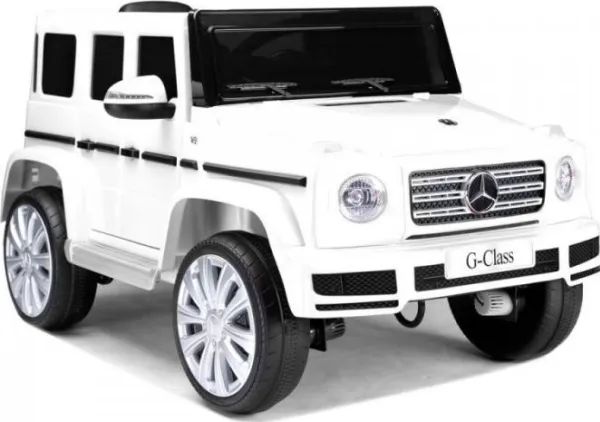 Lean Cars Elektrisk bil til børn Mercedes G500 hvid