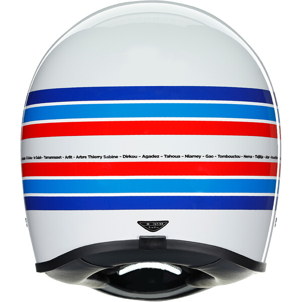 AGV - Casque X101 Dakar 87 Blanc / Bleu / Rouge