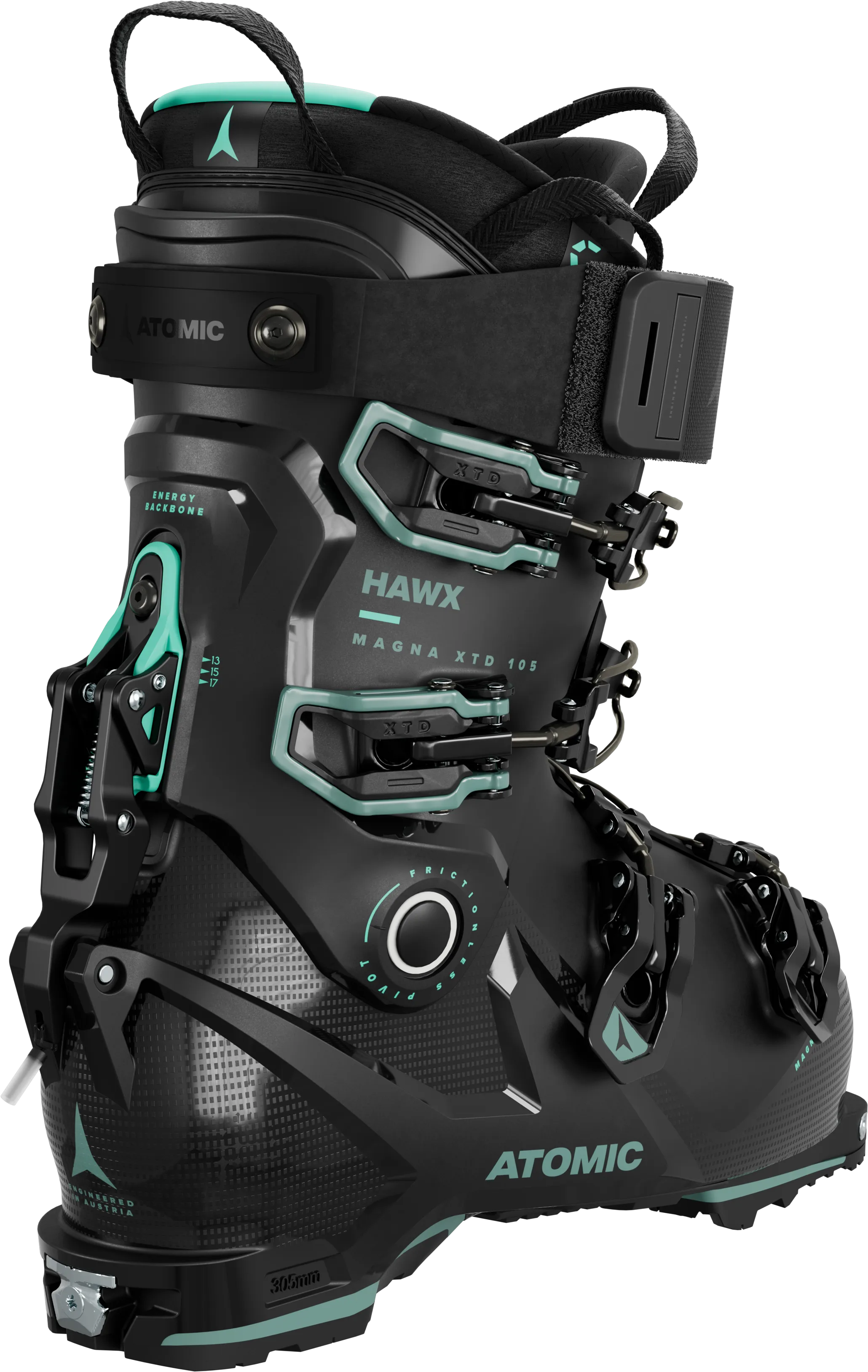 Atomic Women's Hawx Magna XTD 105 GW Black/Teal/