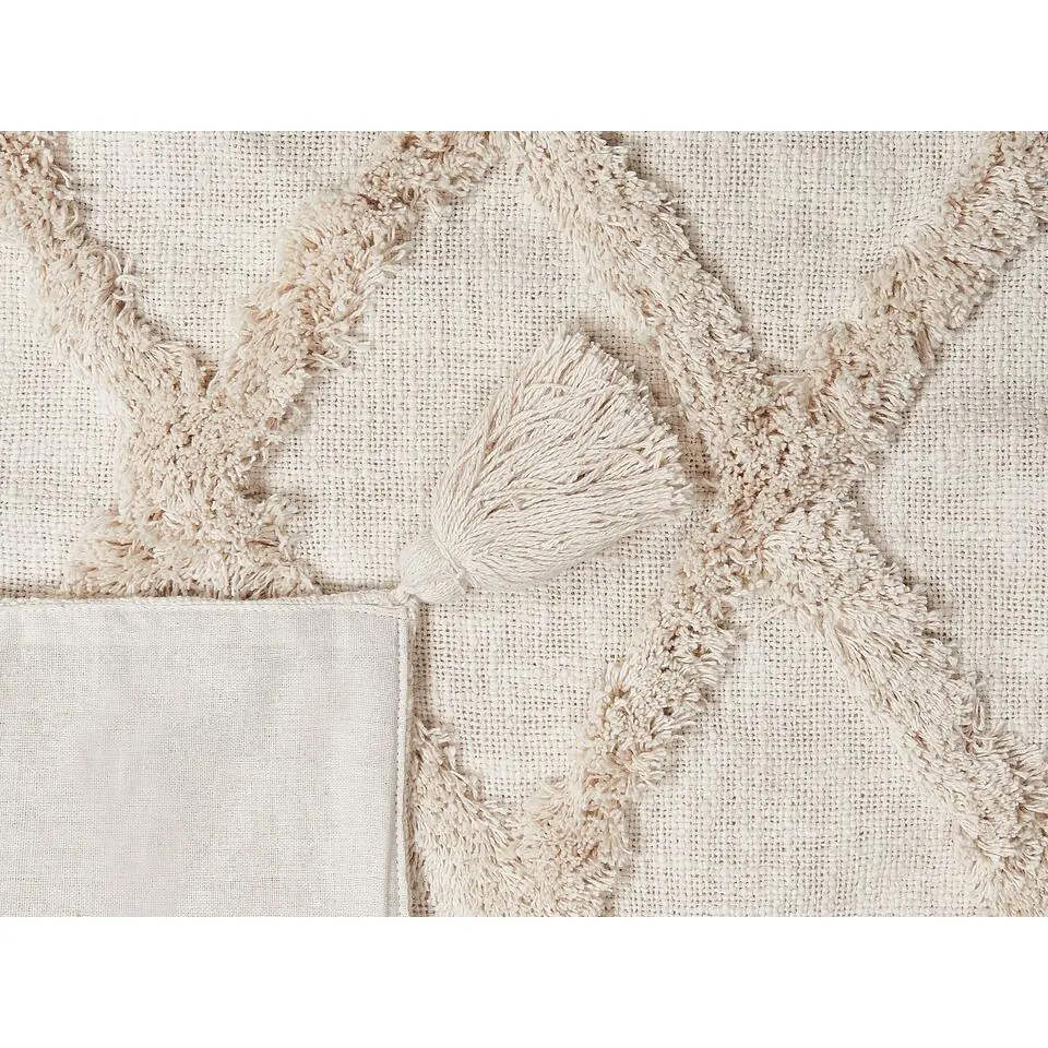 GUNA - Plaid - Beige - 130 x 180 cm - Katoen
