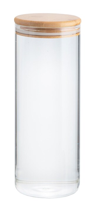 Vorratsglas 1800 ml Borosilikatglas/Bambus
