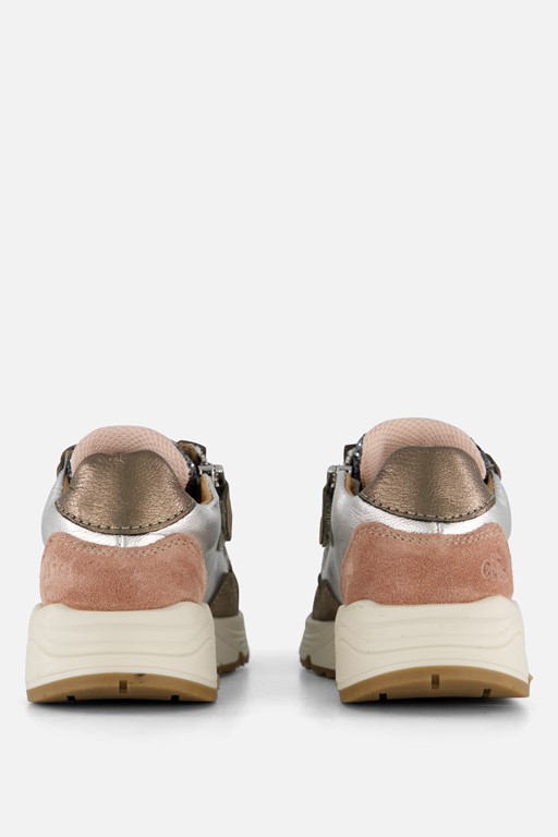 Clic! Sneakers paars Leer