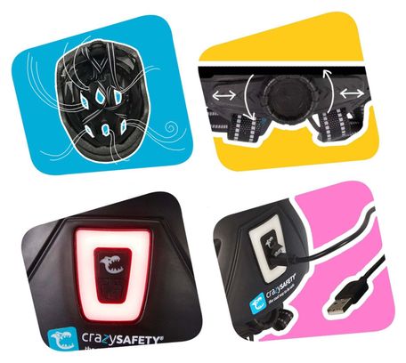 Casque de Vélo pour enfants de 6 à 12 ans | Graffiti Jaune| Certifié EN1078