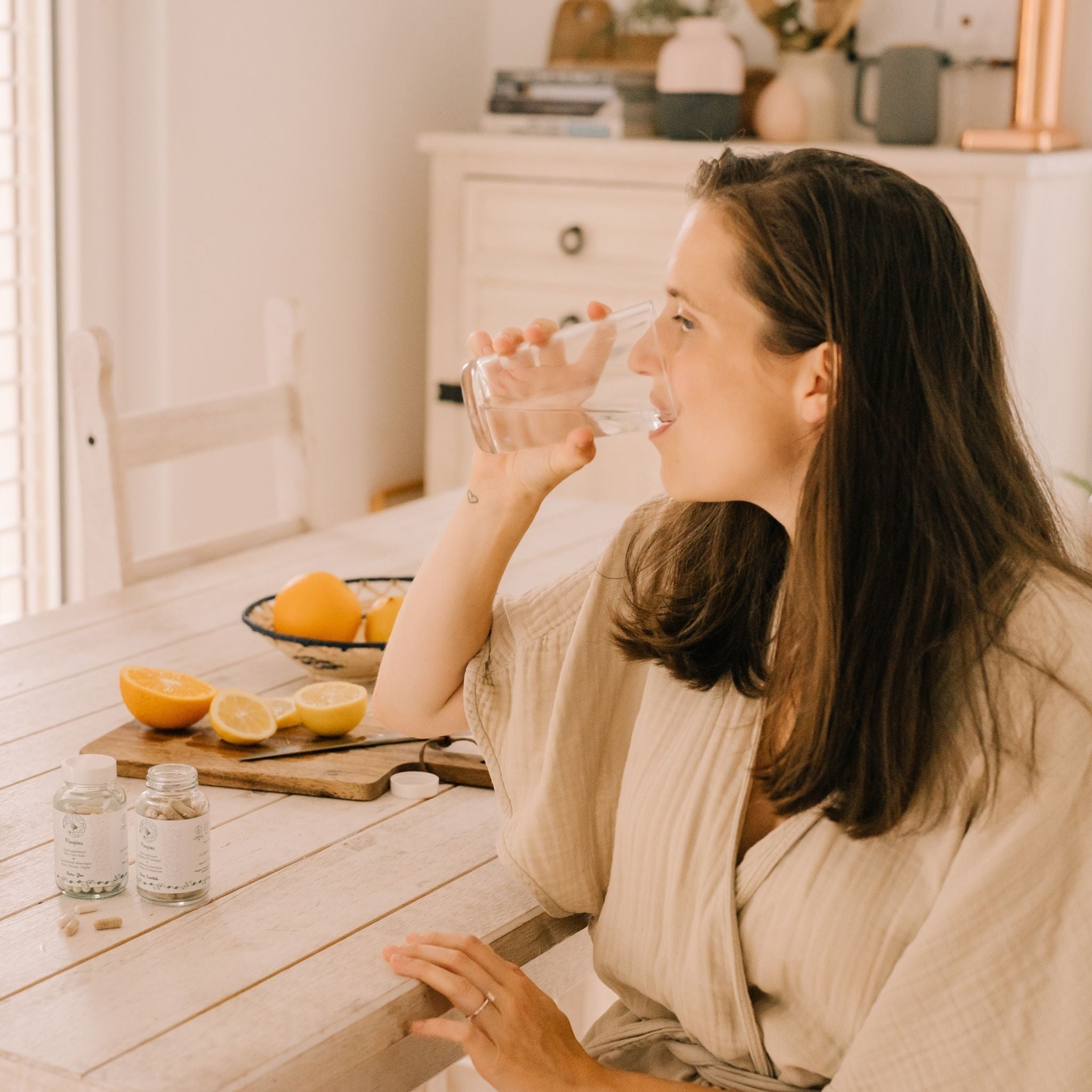 Nahrungsergänzungsmittel Mama Glow für strahlende Haut, Haare und Nägel