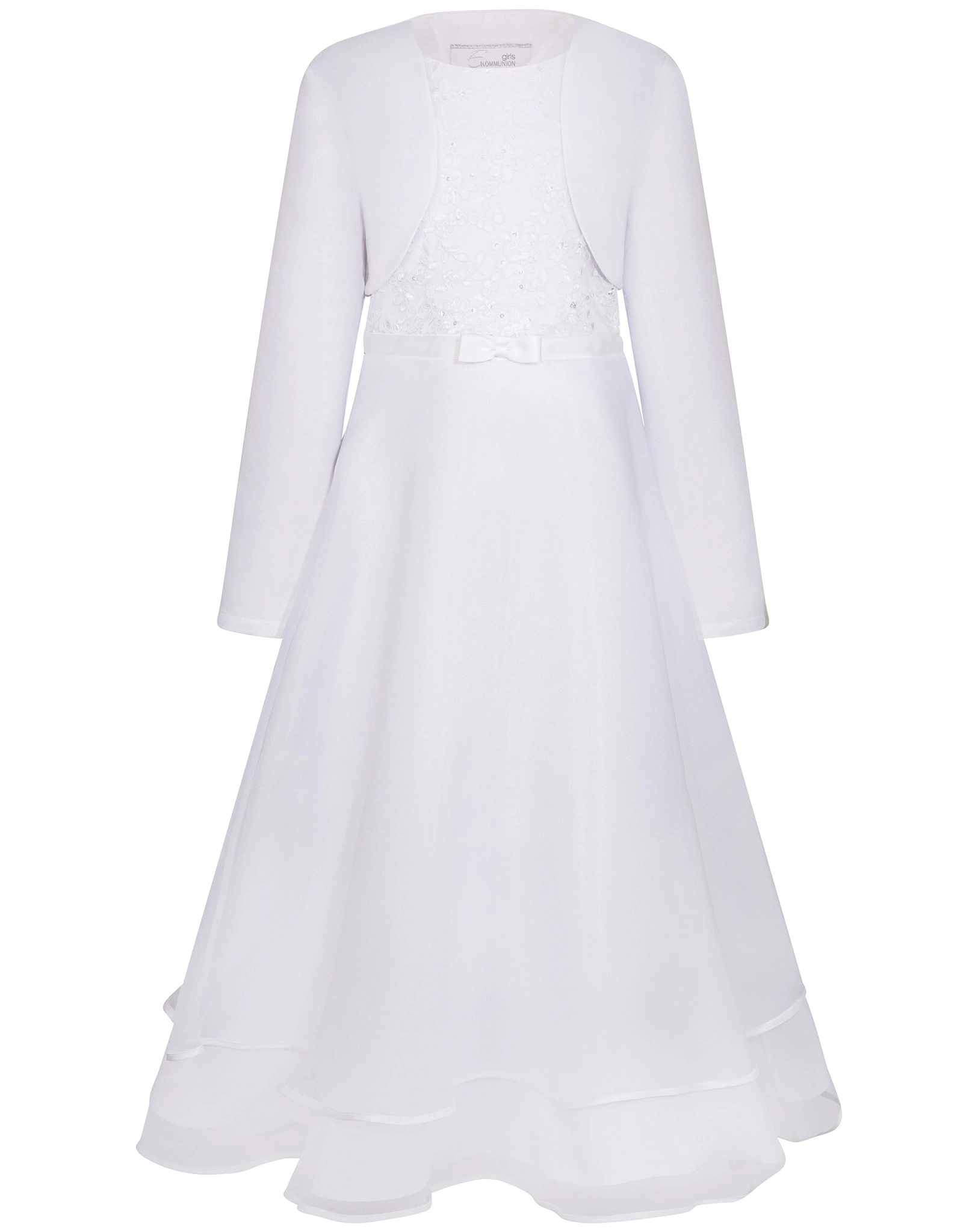 Kommunionkleid CHARLOTTE mit Bolero in white