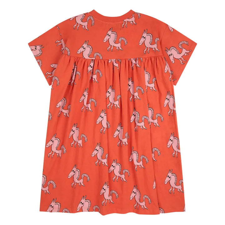 Bobo Choses Exclusivité Bobo Choses x Smallable - Robe Coton Bio Cheval Blanc | Terracotta