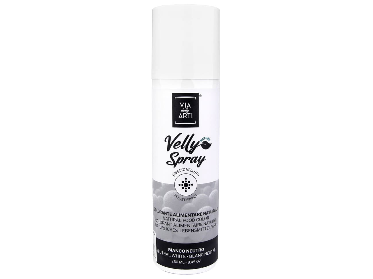 Colorant en spray effet velours - 250 ml - Neutre (blanc) - Velly Spray