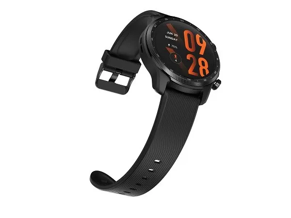 Mobvoi TicWatch Pro 3 Ultra - 47 mm - skyggesort - smart ur med bånd - fluororubber - display 1.4