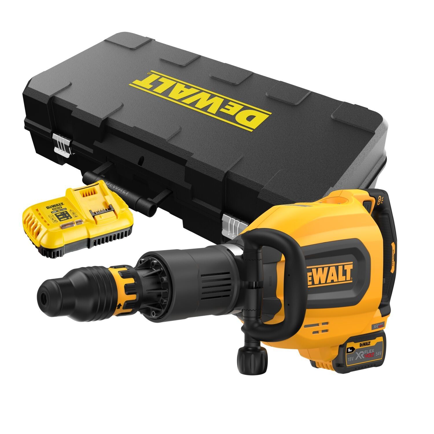 DeWALT DCH911X3 Accu Breekhamer SDS-Max 27J 54V XR FlexVolt 9.0Ah in koffer