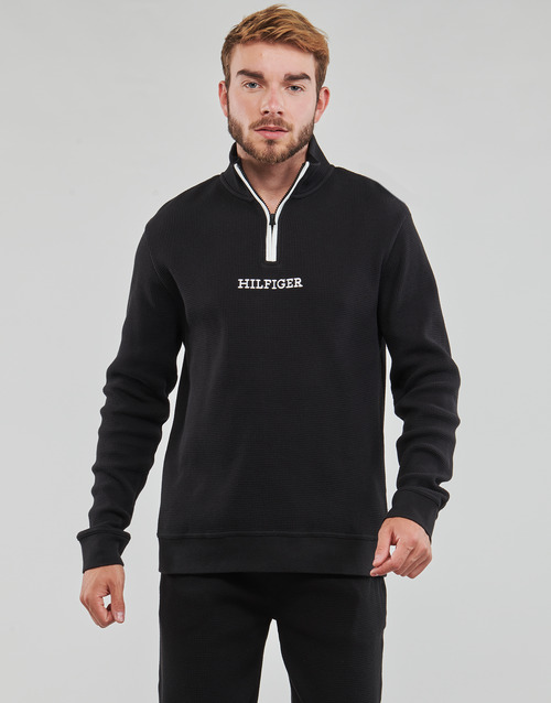 Tommy Hilfiger - HALF ZIP SWEAT - Noir