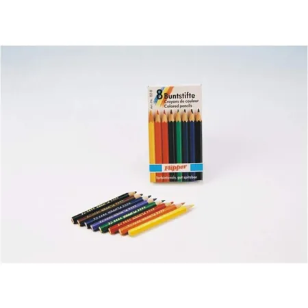 Rheita Mini Dreikant Buntstifte, 9 cm lang, 40 Stück