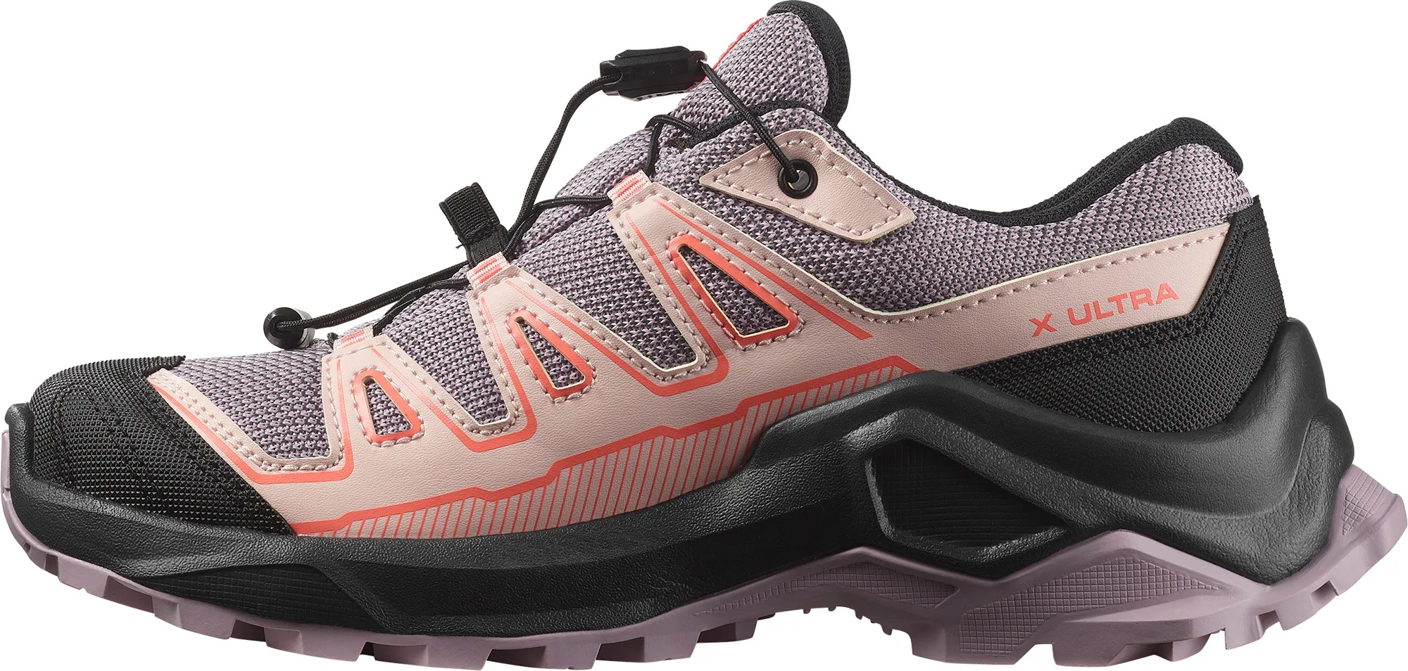 Salomon Kids' X Ultra GORE-TEX Nirvana/black/fusion Coral