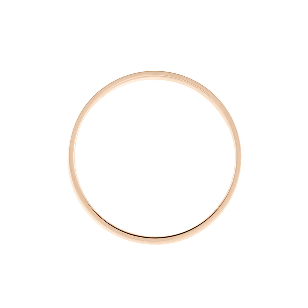 Alliances Argent Rose Alexyne Jonc Bombe 4mm