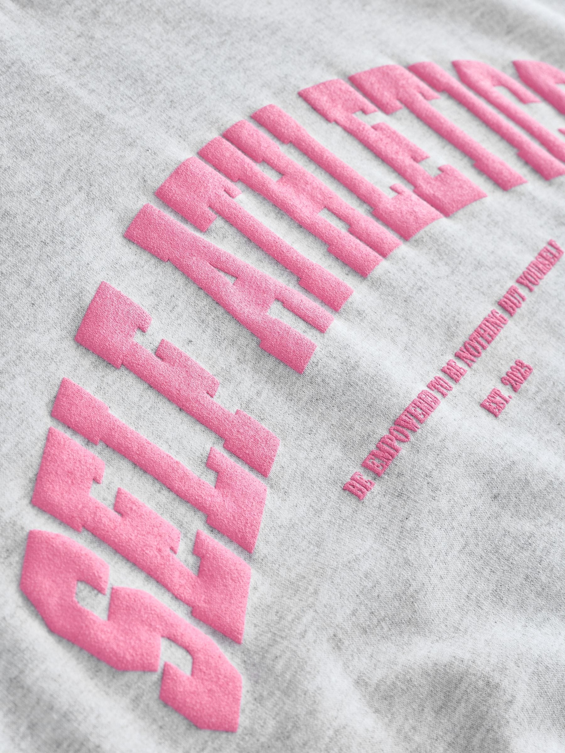 Grijs/roze - Sweatshirt