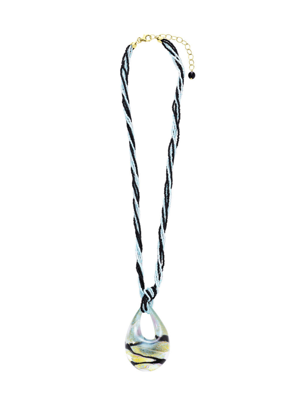 Mehrreihige Halskette aus Muranoglas