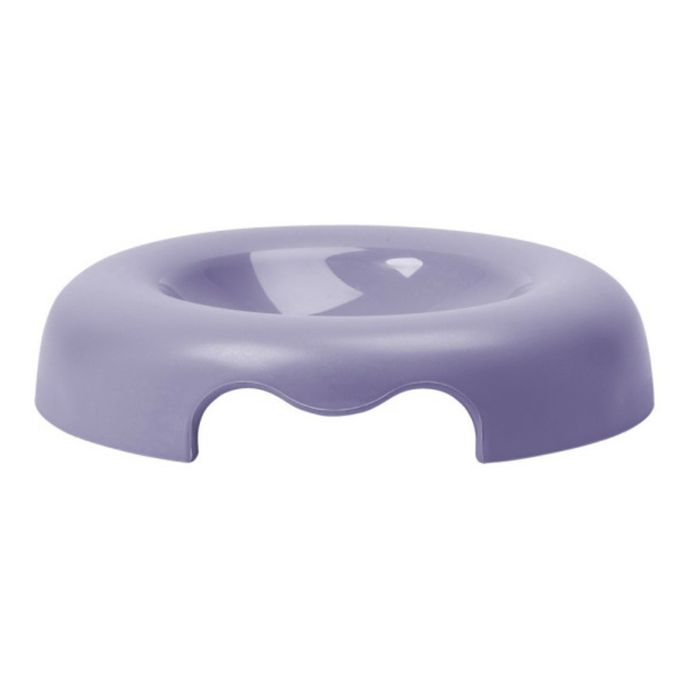 Mangeoire pour chats kitty lila polypropylène (ø 18 cm)