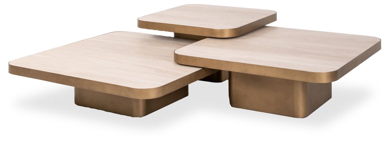 Salontafelset 214108 Cumulus B100 x D100 x H37 cm
