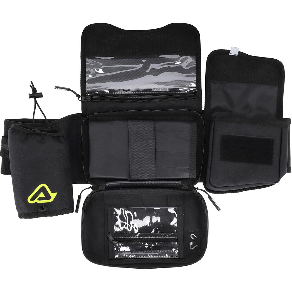 Acerbis - Sacoche banane Profile Logo Noir / Gris / Jaune