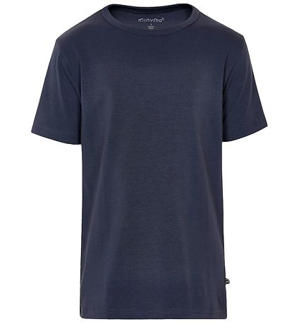 Minymo T-Shirt - 2er-Pack - Navy/Grau
