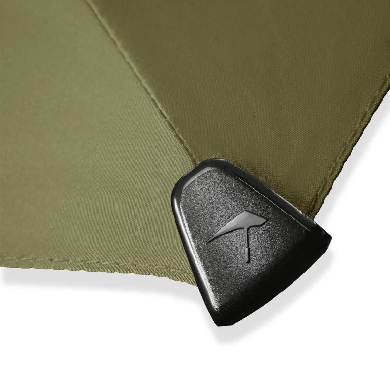 Senz° Mini Automatic Opvouwbare Storm Paraplu Olive Branche