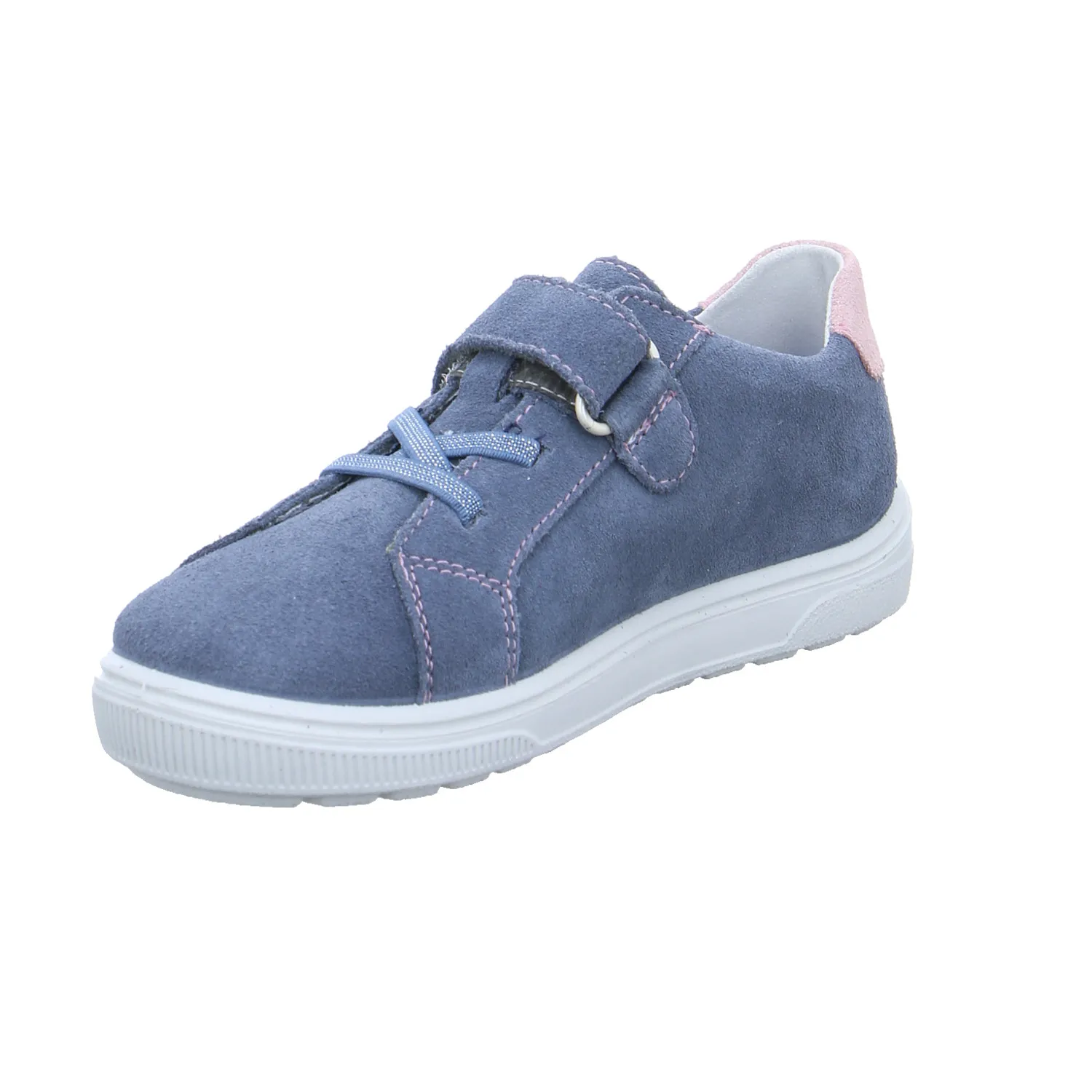 RICOSTA Kleinkinder-Halbschuh Klett Blau Leder  Bottine