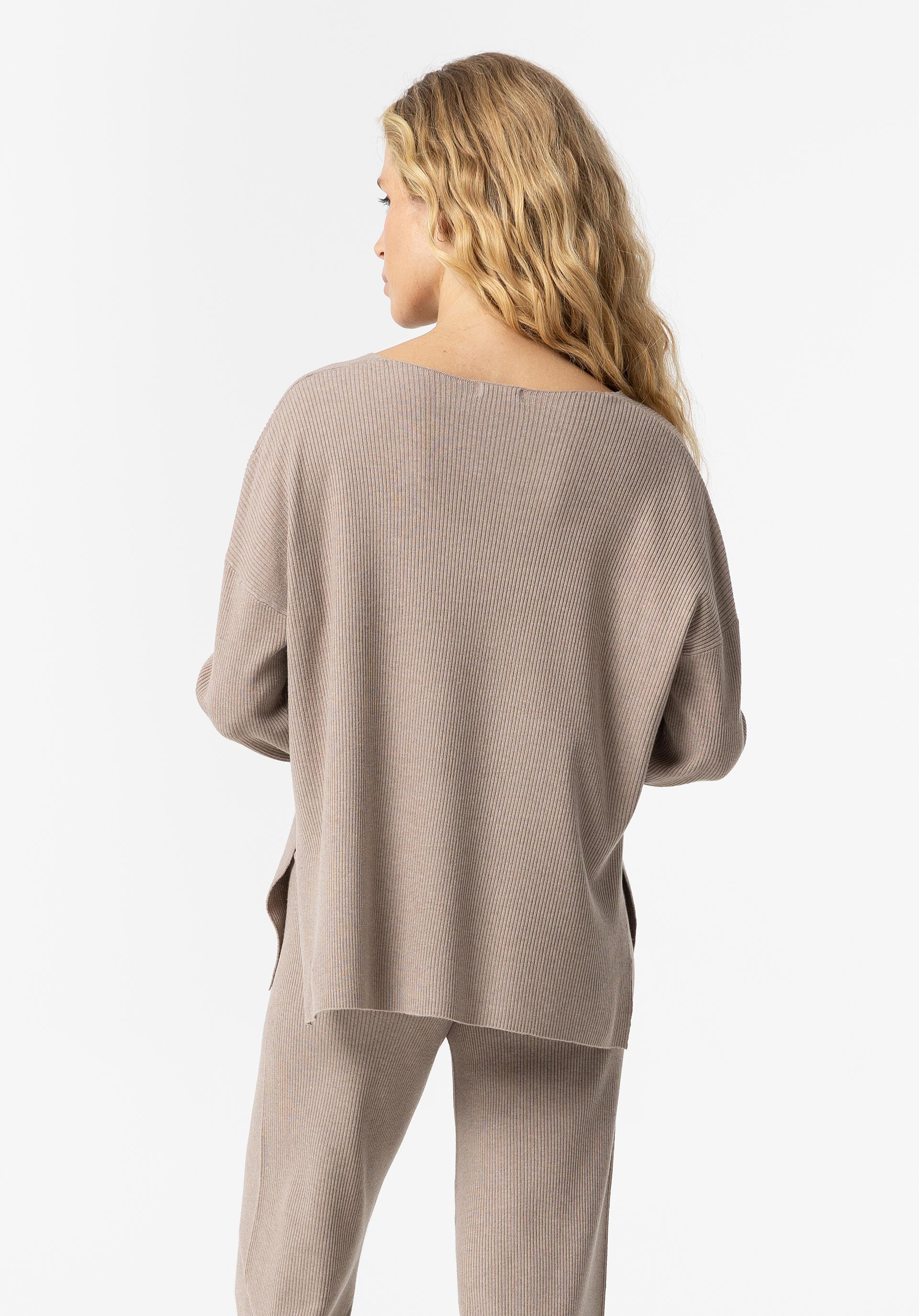 Camisola de Malha Canelada