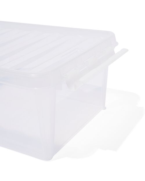 boîte de rangement 14L Madrid transparent 40x30x19