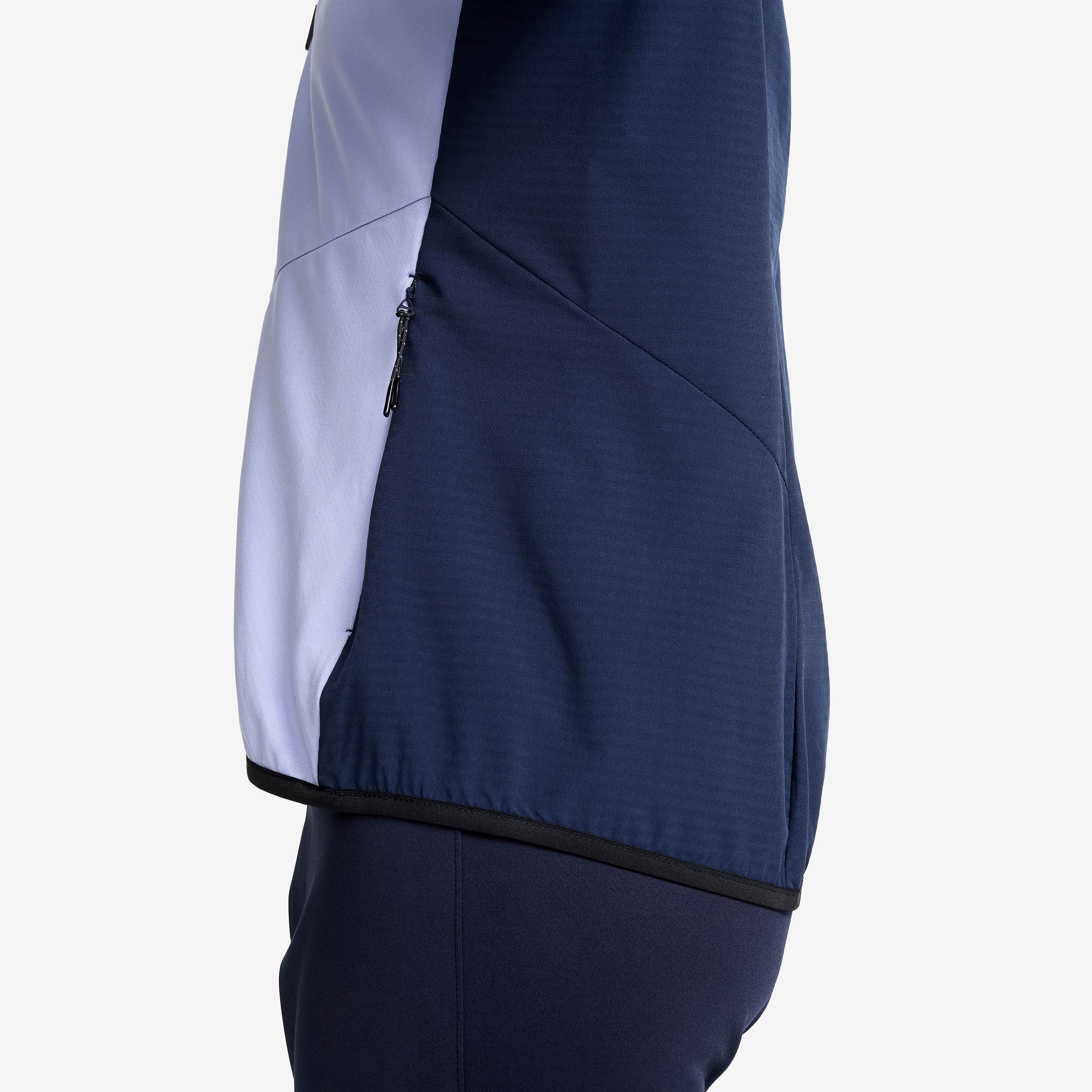 Pace Hooded Wind Jacket Dame Bright Lavender/Navy