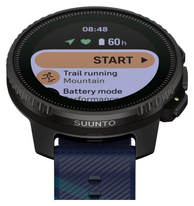 Montre GPS Suunto Vertical Steel Solar UTMB World Series Edition limitée - Bleu marine