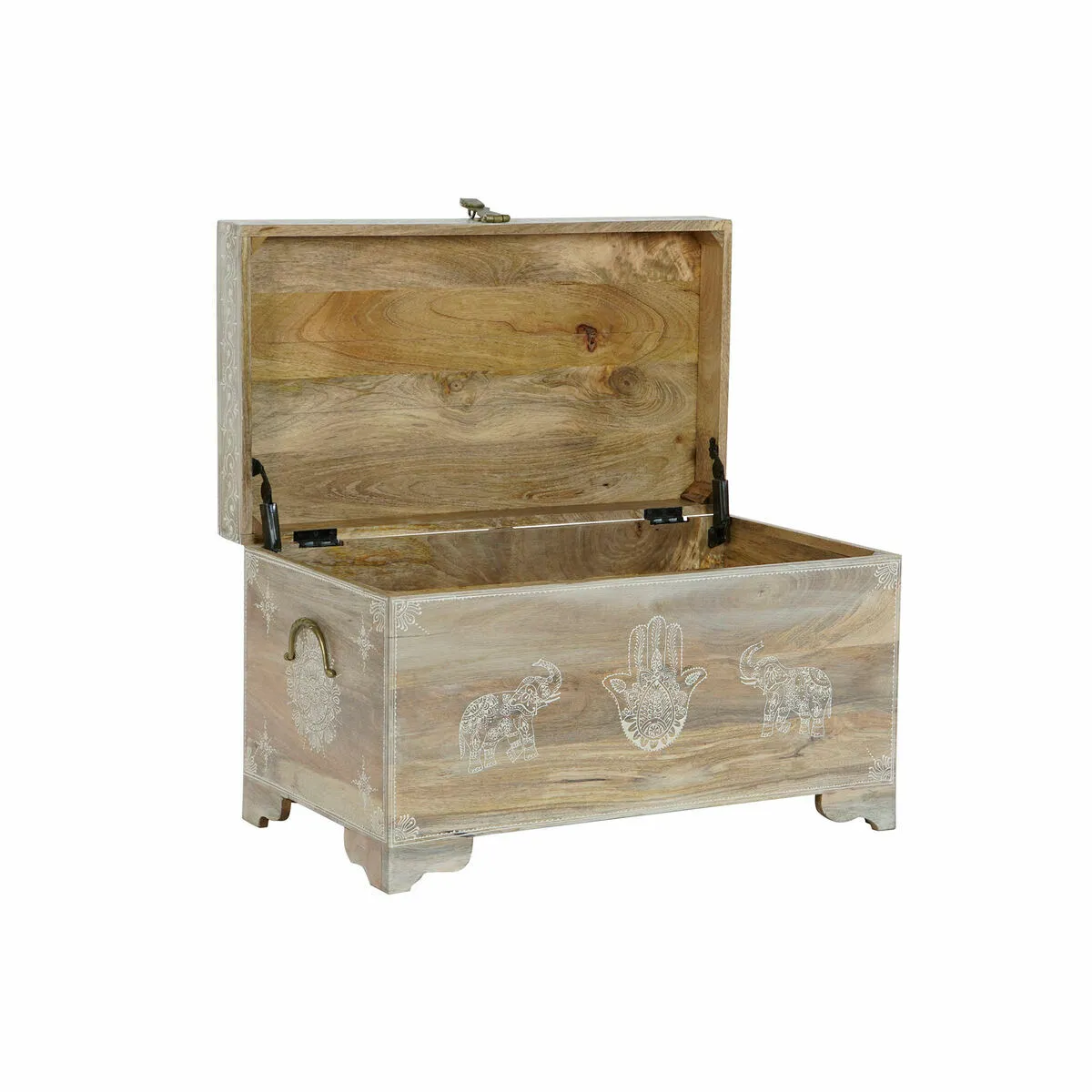 DKD Home Decor Coffre naturel
