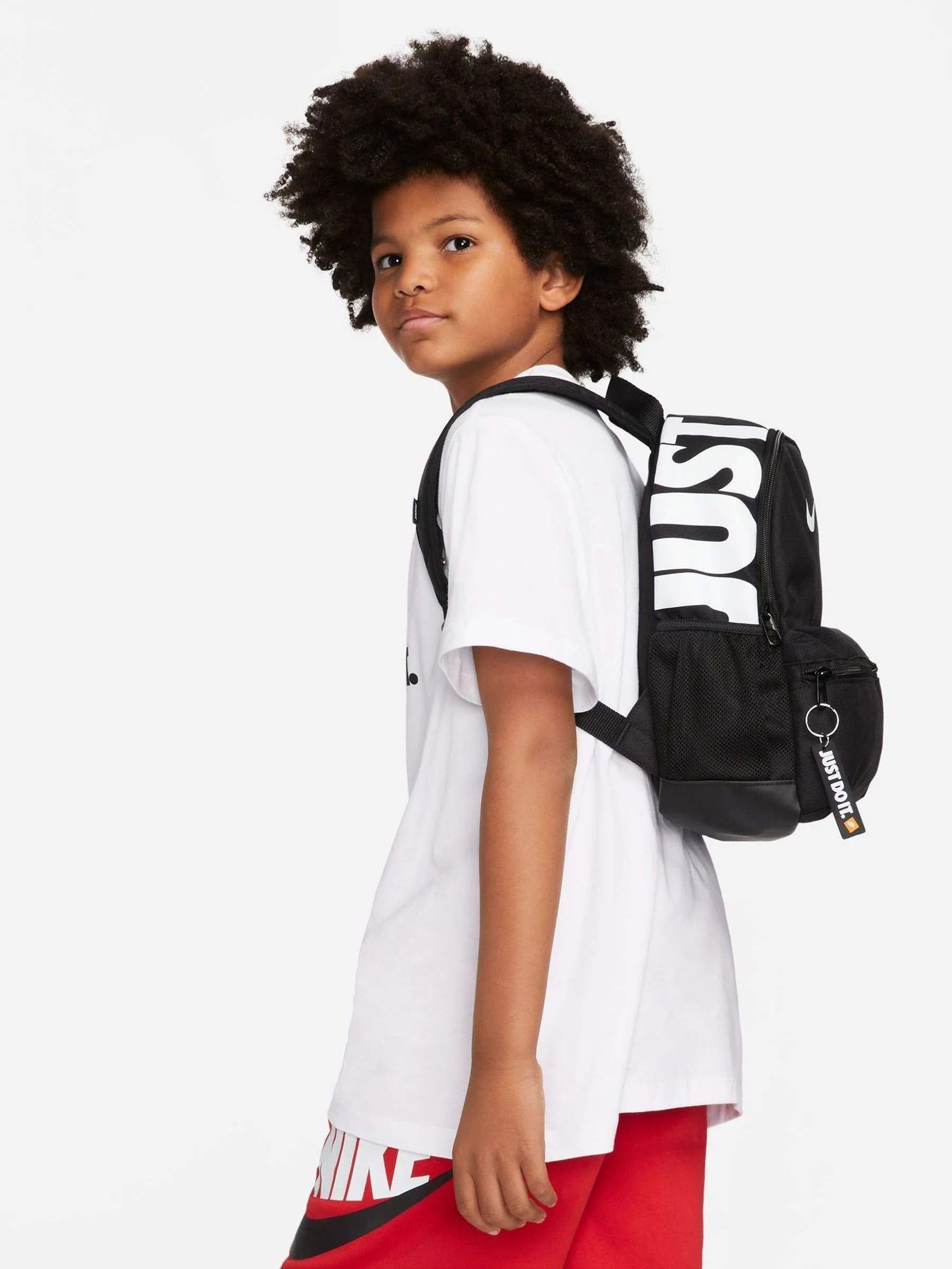 Zwart/wit - Nike Brasilia JDI minirugzak voor kinderen