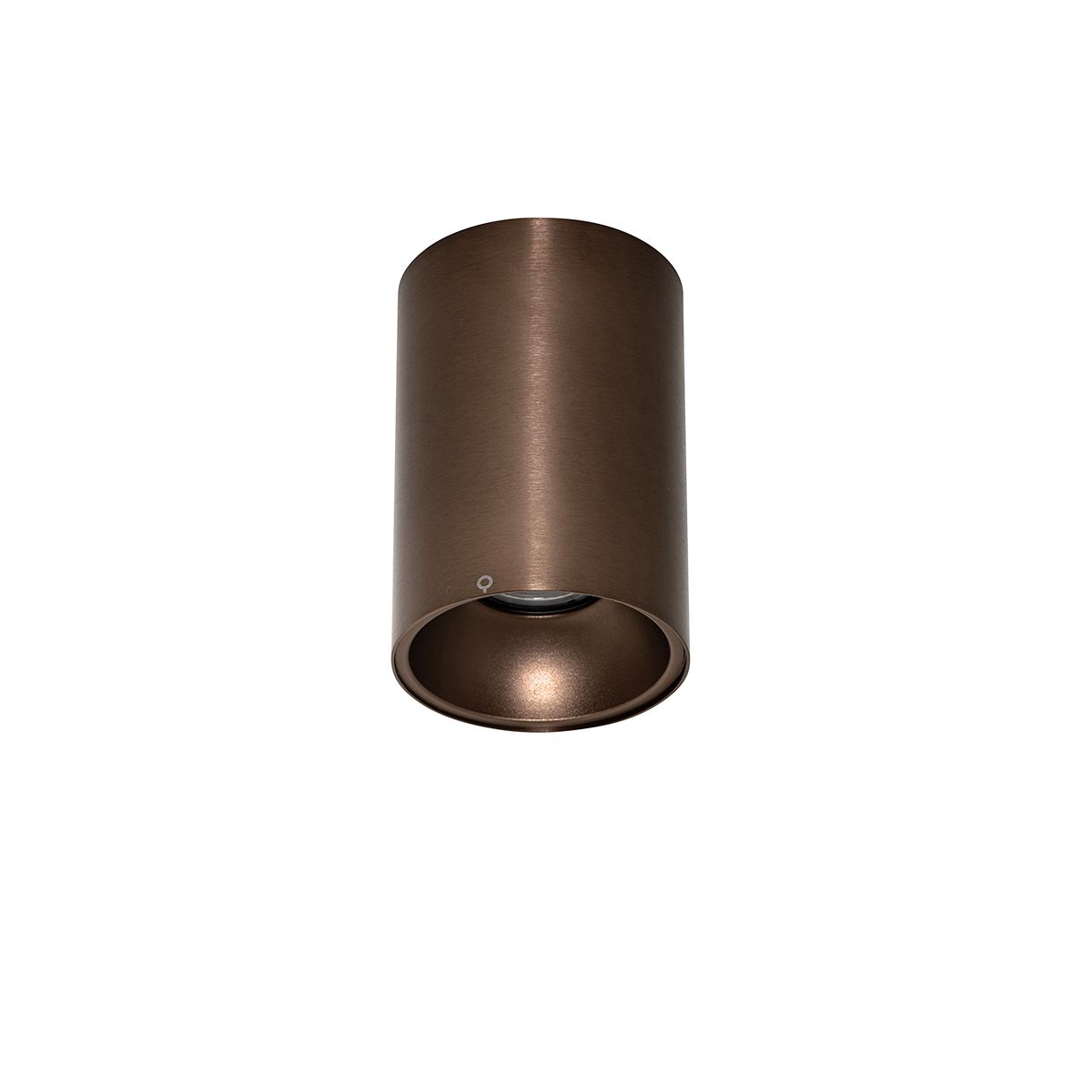 Moderne opbouwspot donkerbrons GU10 50mm - Deep