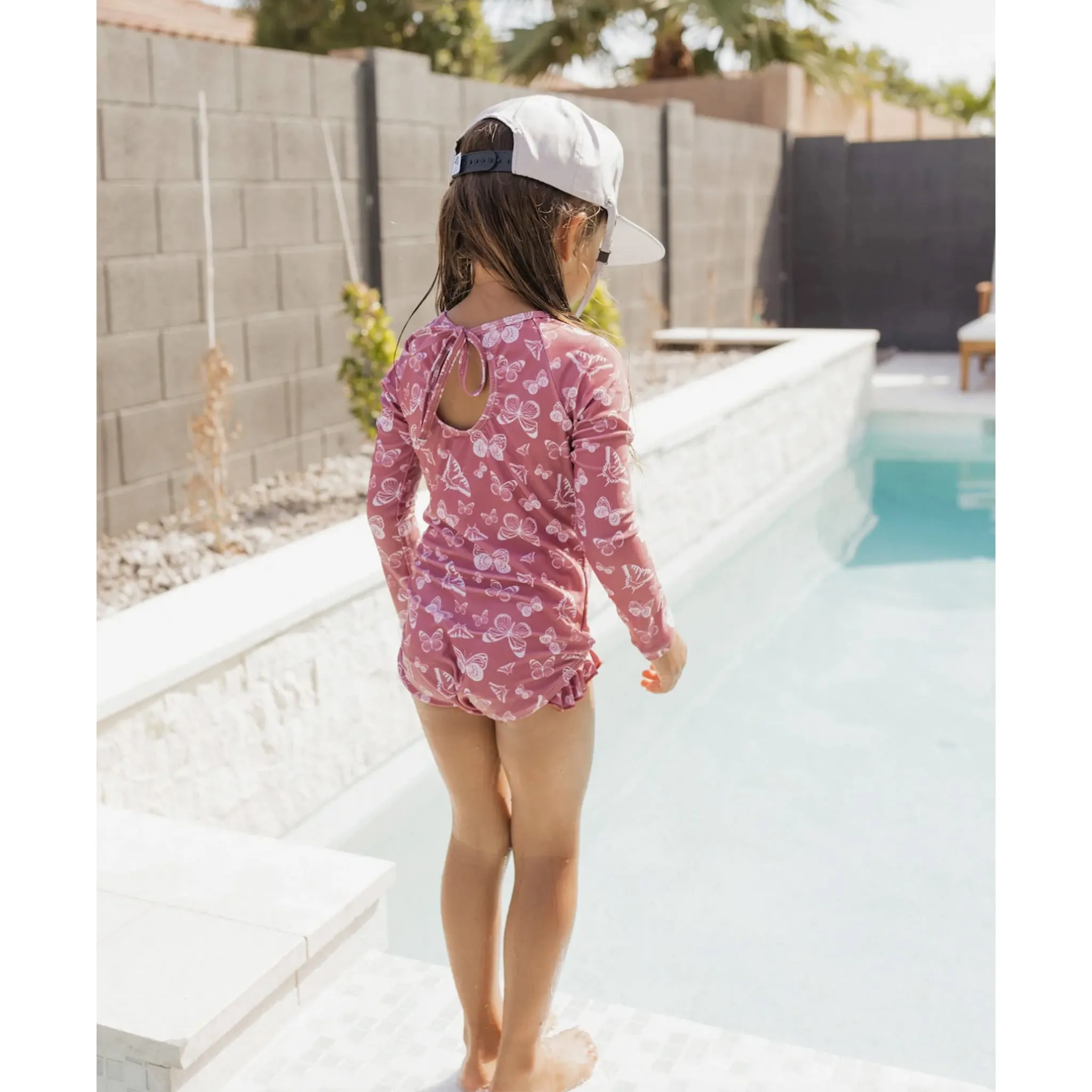Current Tyed Maillot UV Volant Papillon0-24mois
