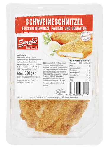 Sprehe Schweine-Schnitzel